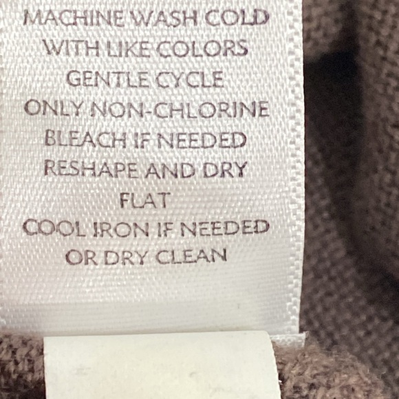 J. Jill skirt size L five be knit brown flare 70% cotton elastic waist - Picture 6 of 10